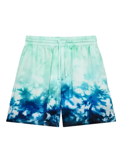 Casablanca tie-dye drawstring shorts Blue MSP26TR39911