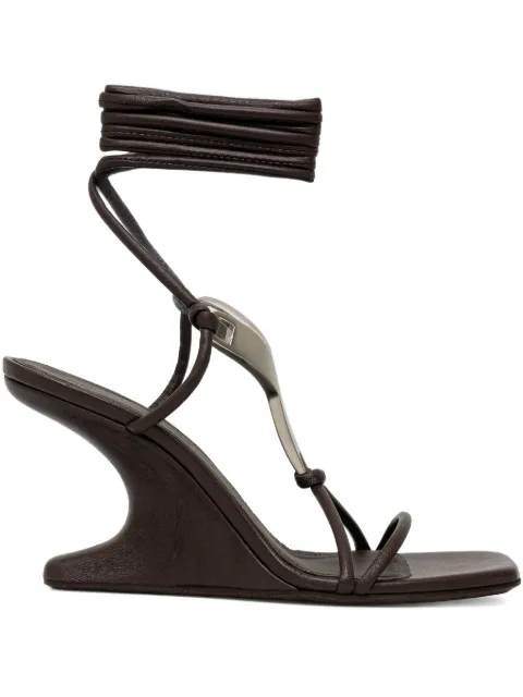 Rick Owens Lilies Cantilever 8 Hydra open-toe sandals Brown LI02E3809LLP