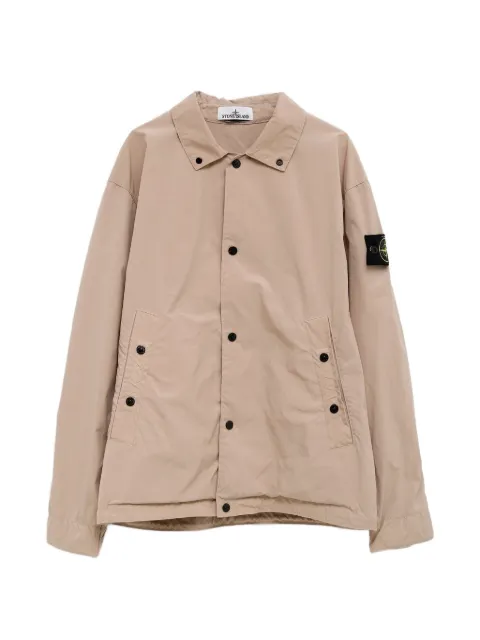 Stone Island buttoned patch jacket Neutrals L1S154100041S0042