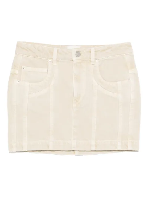 MARANT ÉTOILE Juana mini skirt Neutrals JU0448FAD1H02E