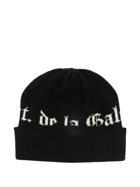 GALLERY DEPT. lettering beanie hat Black BB90139