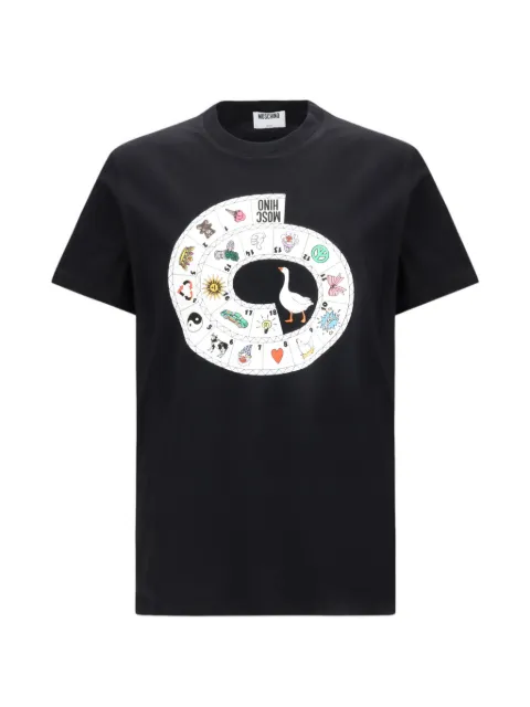 Moschino graphic-print T-shirt Black A07060241