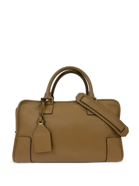 Loewe Pre-Owned 2017 Amazona 36 leather tote bag Brown AQ00081