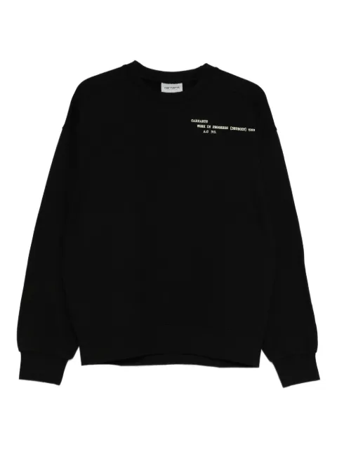 Carhartt WIP Punched sweatshirt Black I03603989XX