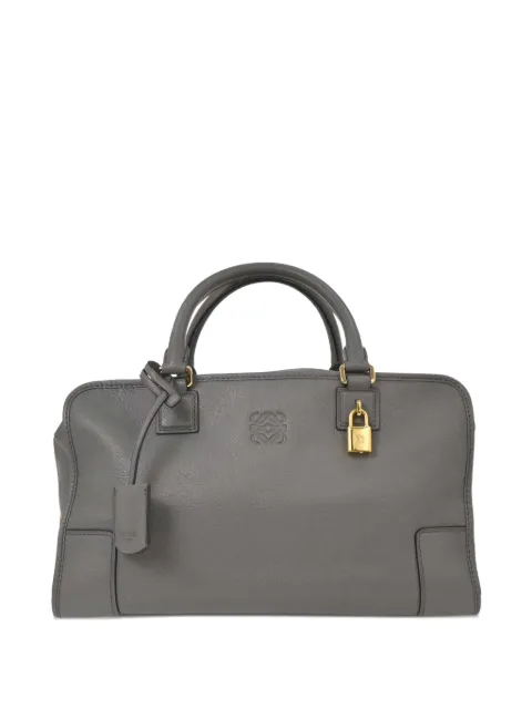 Loewe Pre-Owned 2011 Amazona 36 leather shoulder bag Grey AQ00250