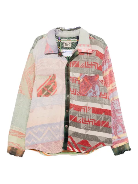 GALLERY DEPT. patchwork shirt Neutrals MMR60076