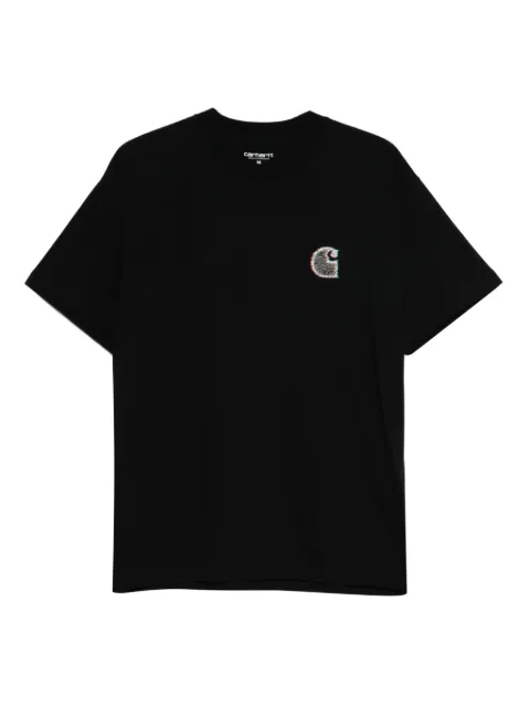 Carhartt WIP logo-print T-shirt Black I036000
