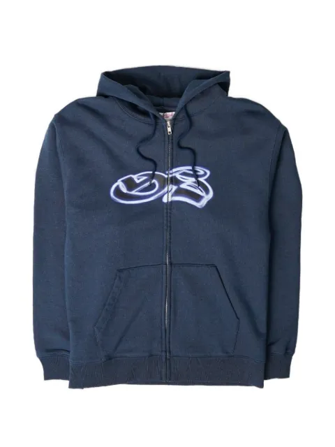 YARDSALE Spray zip-up hoodie Blue PN26222