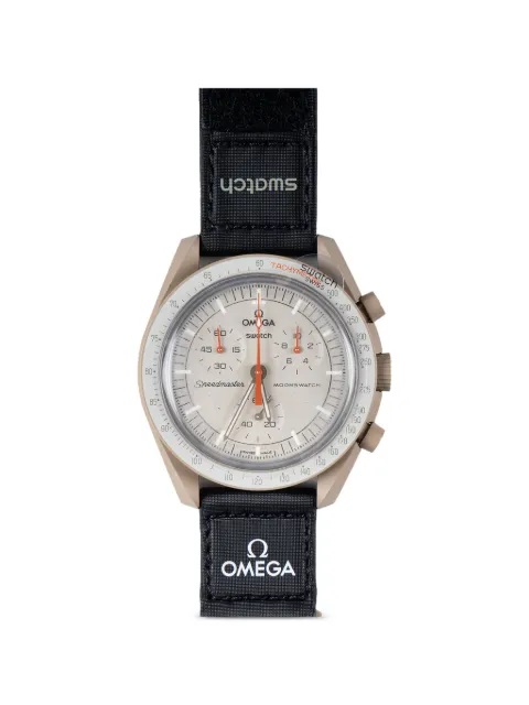 Swatch x Omega MoonSwatch Mission to Jupiter 42mm watch Grey SO33C100