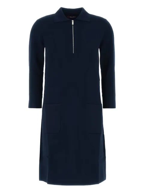 Max Mara zip-front dress Blue 26326021