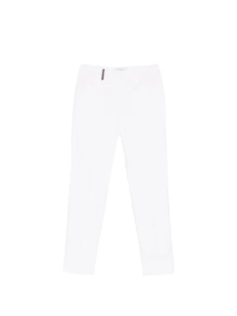 Peserico belt-loop trousers White A04718T2302481