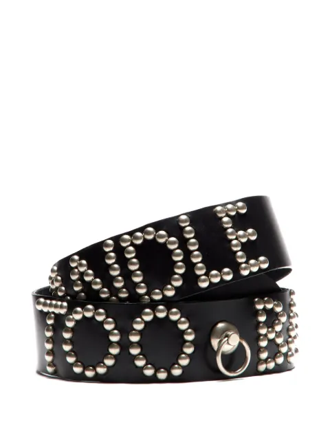 Doublet studded-embellishment belt Black 25AW84BT30