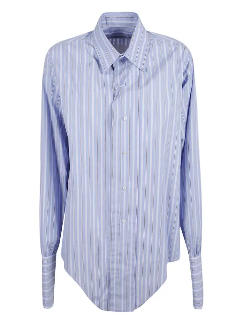 Maison Margiela striped button-down shirt Blue S29DT0006WM35625002F
