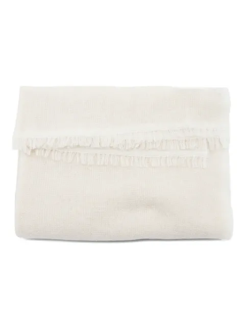 Fabiana Filippi fringed scarf Neutrals SAD266A872M0380145