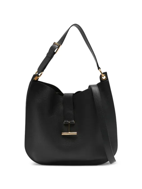 TOM FORD Tara T-Bar leather shoulder bag Black L1755LCL095G