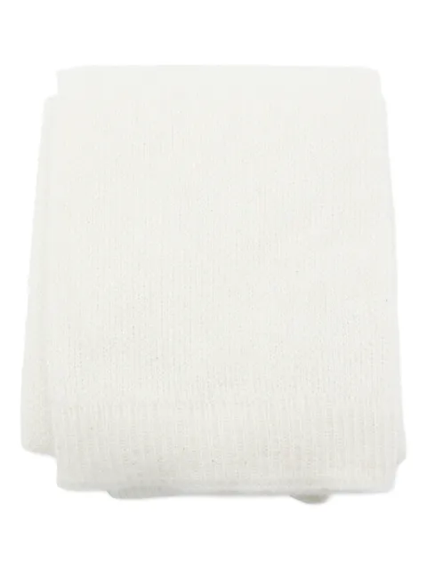 Fabiana Filippi ribbed scarf White SAD266A878L79525