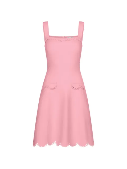 Oscar de la Renta sleeveless square-neck mini dress Pink 26SN112LOPTLP
