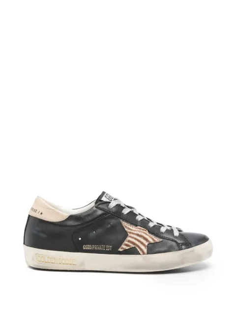 Golden Goose Super-Star lace-up sneakers Black GWF00101F005596