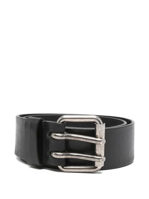 Saint Laurent double-buckle belt Black 841409AAFCC