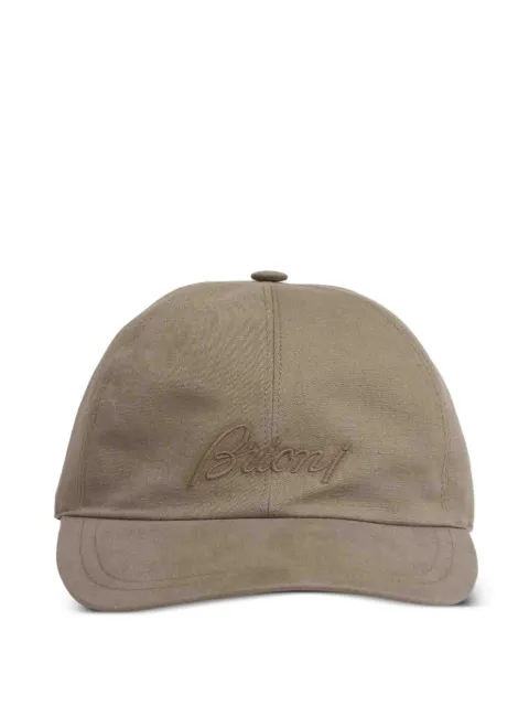 Brioni embroidered baseball cap Neutrals O4910MPA106PA106COL