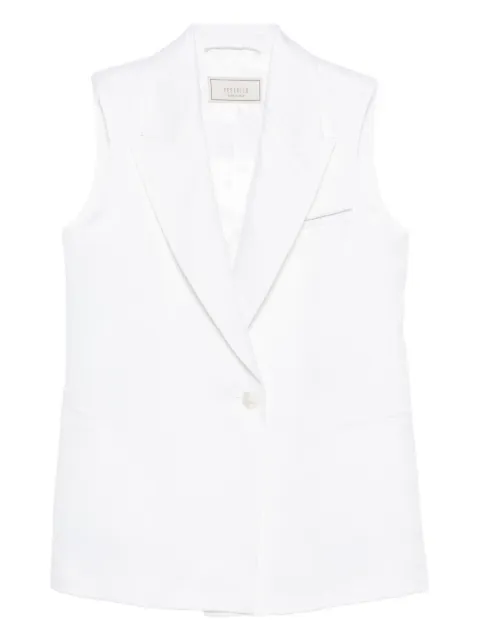 Peserico sleeveless gilet White A03028A01926