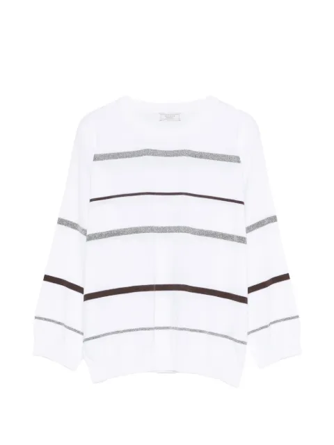 Peserico striped top White A99093F149173M