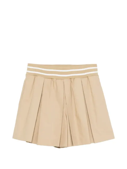 Moschino striped-waistband shorts Neutrals A03350518