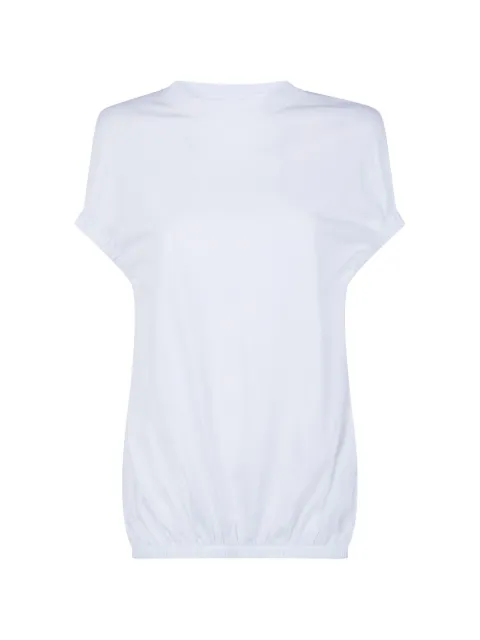Liviana Conti Hailey gathered T-shirt White F6SW67