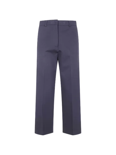 Liviana Conti Danny straight trousers Blue F6SI49