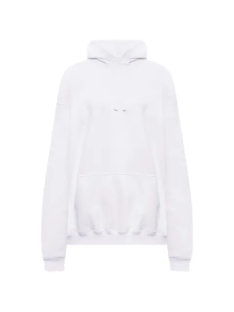 VETEMENTS drawstring hoodie White ME76HD149W