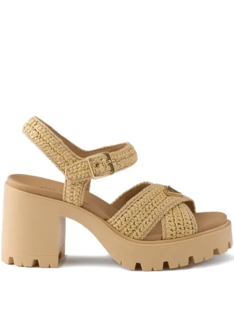Prada crochet sandals Neutrals 1X363OF0903L8W
