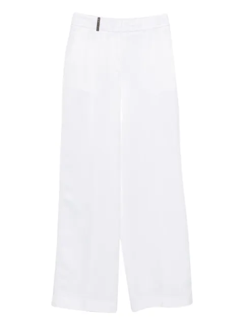 Peserico straight trousers White A0433501926
