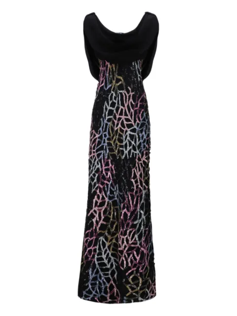 Gemy Maalouf sequin-embellished dress Black GMSS257455LD