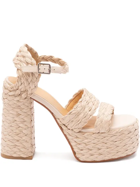 Castañer FRESA/258 raffia sandals Neutrals 025553202