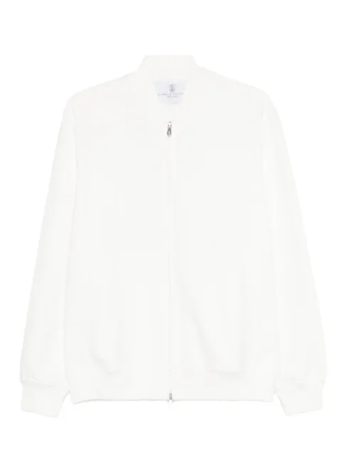 Brunello Cucinelli zip-up sweatshirt White MW8639072GC7220