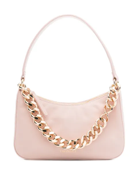 TWINSET Liliane small leather bag Pink 999TB7012