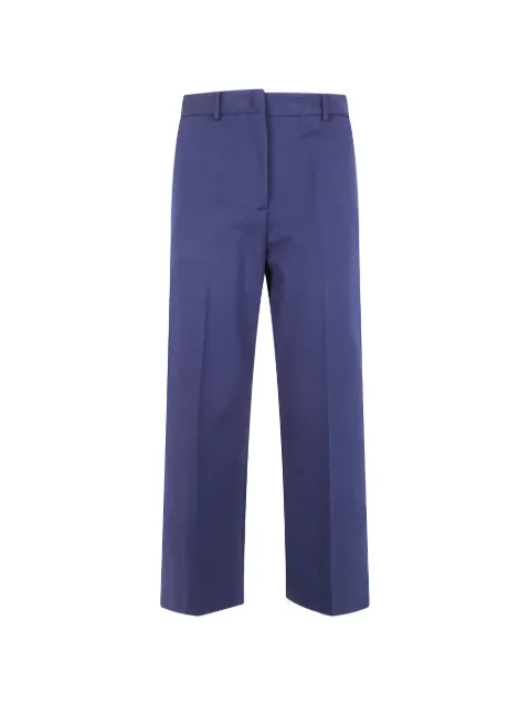 Liviana Conti Danny straight trousers Blue F6SI49