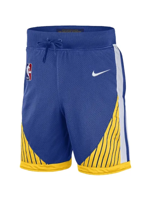 Nike x NBA Golden State Warriors Courtside Icon drawstring track shorts Blue AJ9168