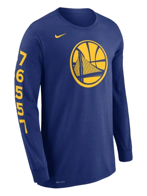 Nike x NBA Golden State Warriors long-sleeve T-shirt Blue 873930