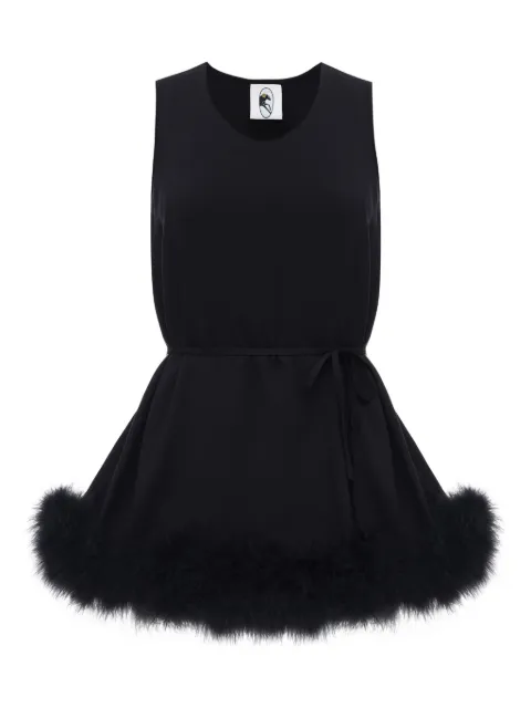 Sleeper Bisou Bisou feathers top Black BBTP02P002F