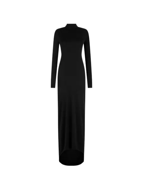 TOM FORD long-sleeves high-neck maxi dress Black ABJ888JEX188NAA