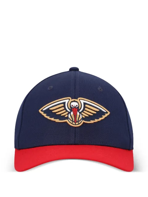 Mitchell & Ness New Orleans Pelicans two tone stretch snapback cap Blue HHSS3265NOPYYPPPNYRD