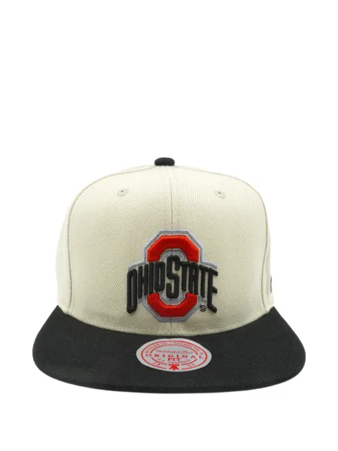 Mitchell & Ness NCAA Ohio State Buckeyes embroidered jockey snapback cap Neutrals HHSS1209OSTYYPPPCREA