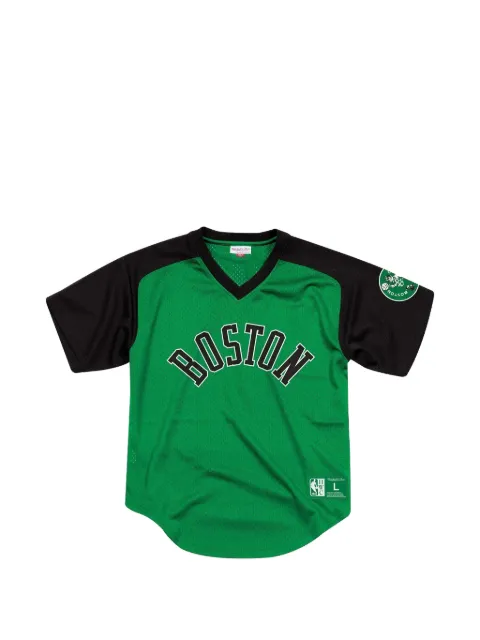 Mitchell & Ness NBA Final Seconds Mesh T-shirt Green BA87OQBCEEJXS