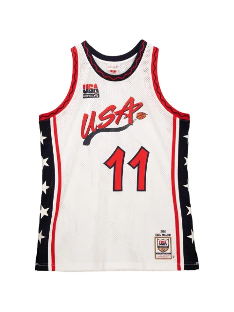 Mitchell & Ness Karl Malone Authentic vest White AJY4CP20042USAWHIT96KMA