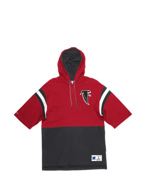 Mitchell & Ness short -leeve hoodie Red HDSSMI19013AFARDBK