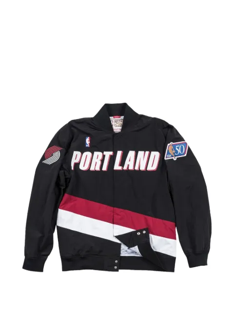 Mitchell & Ness NBA authentic warm up jacket Black AWJKLG18045PTBBLCK96