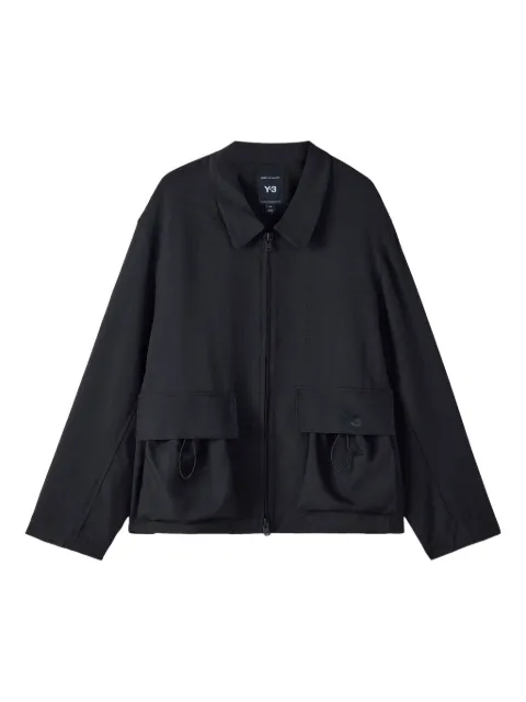 Y-3 flap-pocket jacket Black KS7648