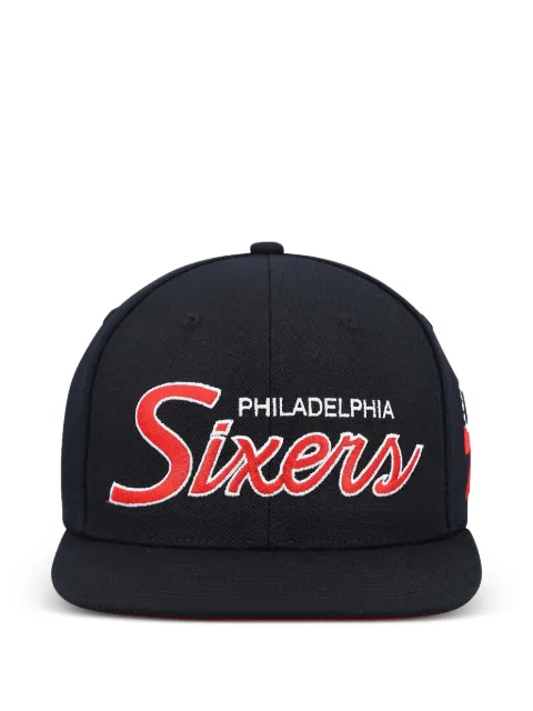 Mitchell & Ness NBA Team Script 2.0 Philadelphia Sixers snapback cap Black HHSS3280P76YYPPPBLCK