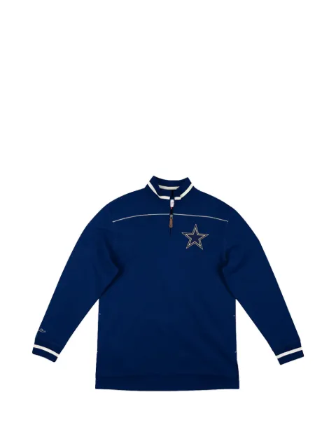 Mitchell & Ness NFL Dallas Cowboys quarter-zip sweatshirt Blue FQZPAJ19031DCONAVY